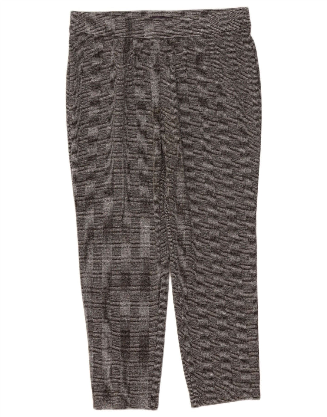 Marks & Spencer Womens Cropped Trousers UK 14 Large W32 L25 Grey