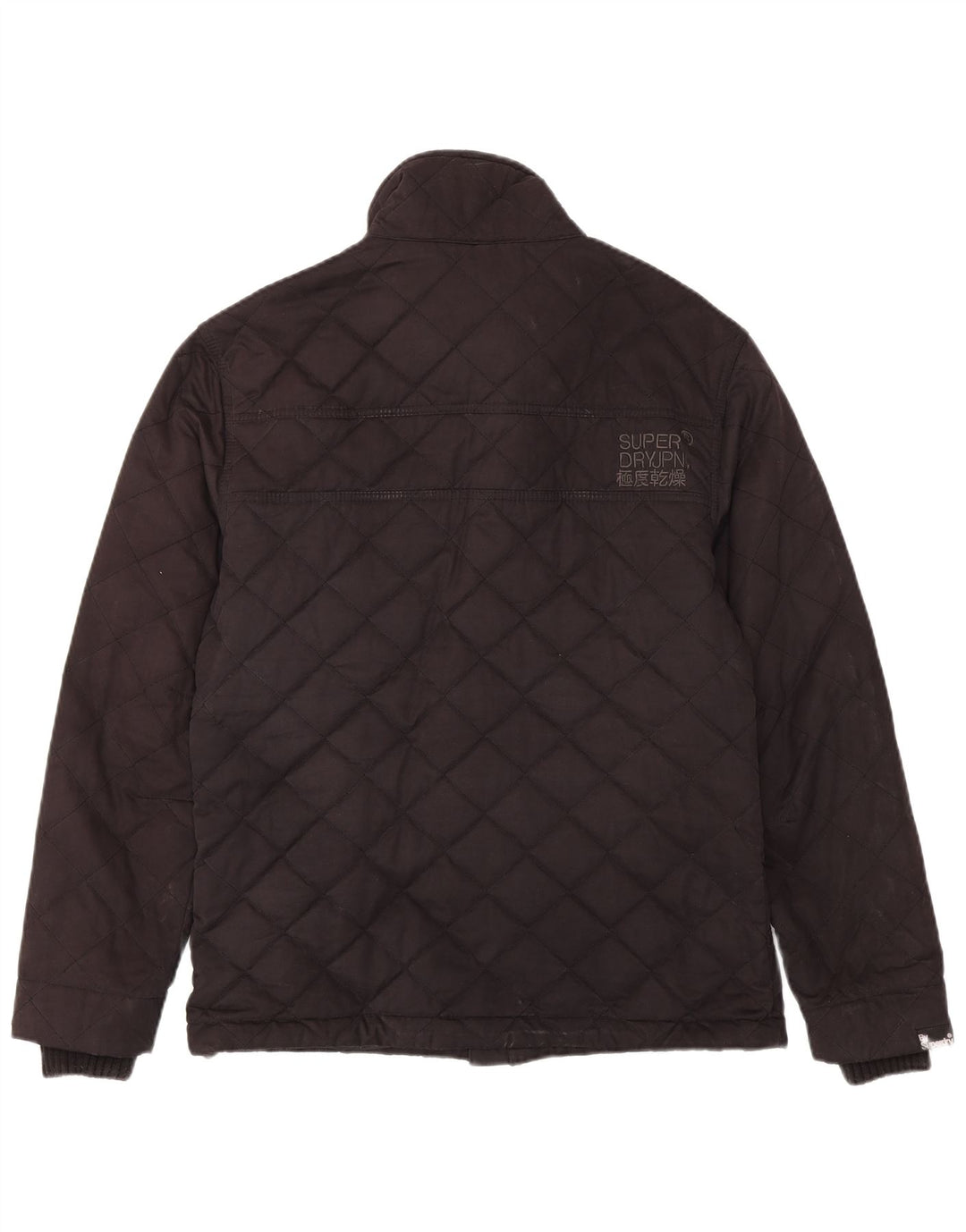 Superdry Herren The Windhiker Steppjacke UK 42 XL Schwarz Polyester