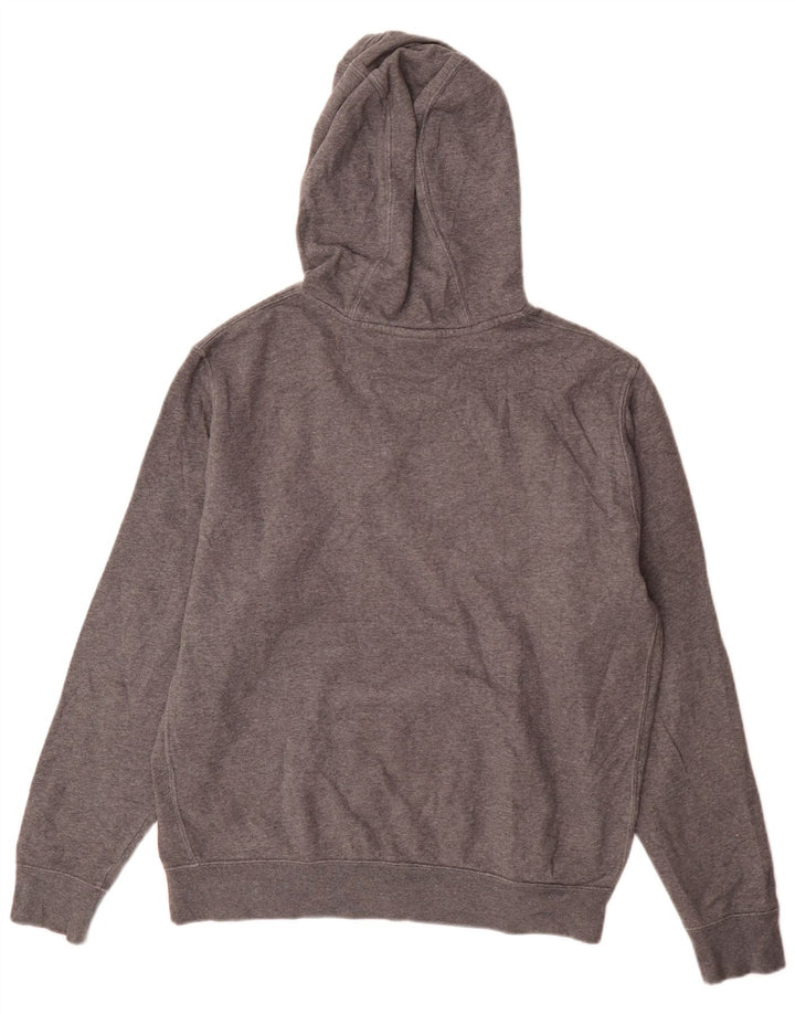 Nike Mens Graphic Hoodie Jumper Medium Grey Cotton