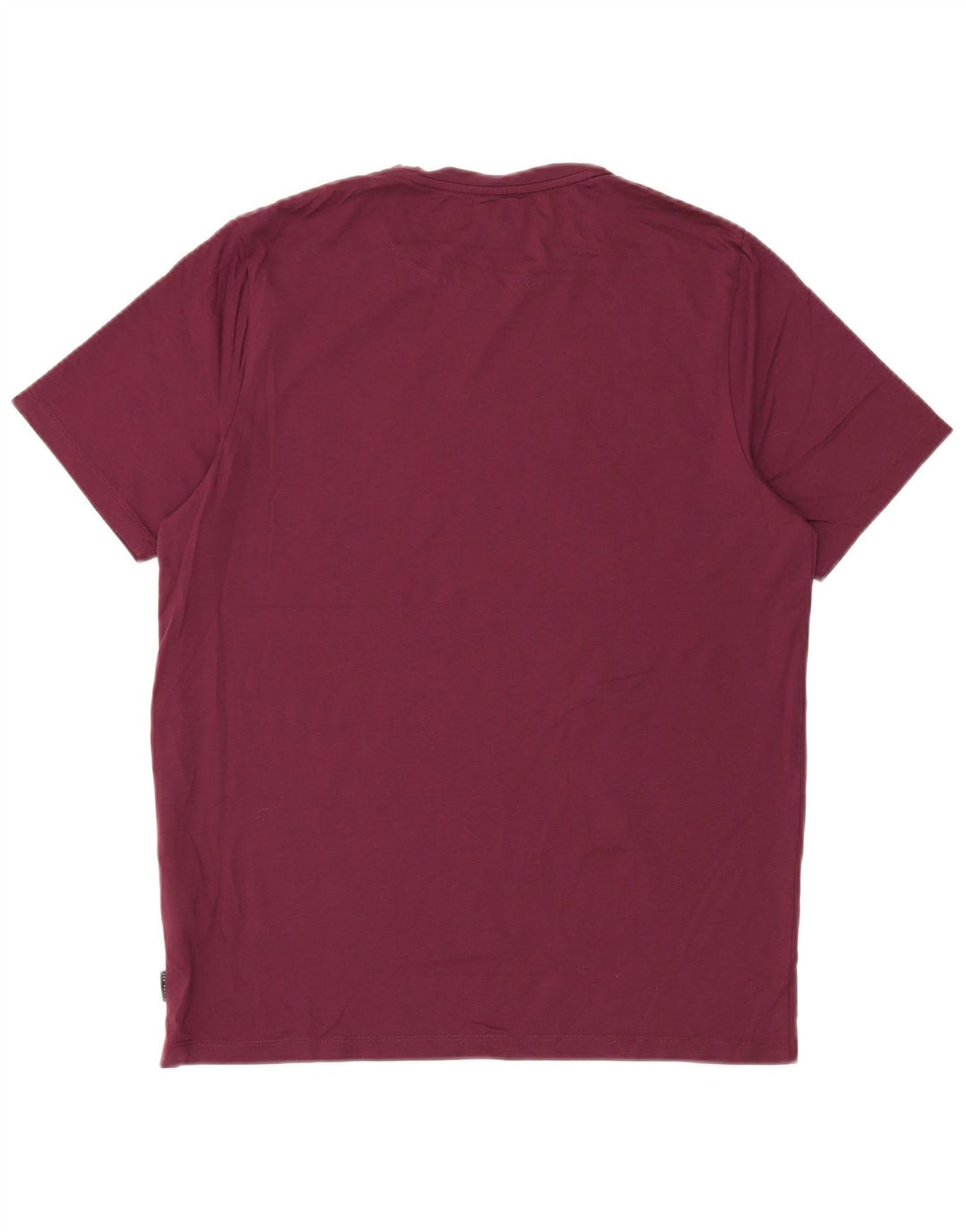 Ted Baker Mens Graphic T-Shirt Top Size 4 Large Maroon Cotton