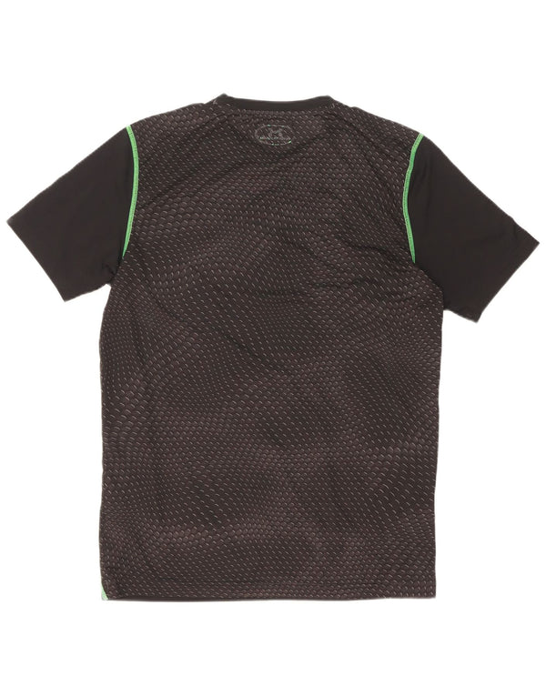 Under Armour Mens T-Shirt Top Small Black Geometric Polyester