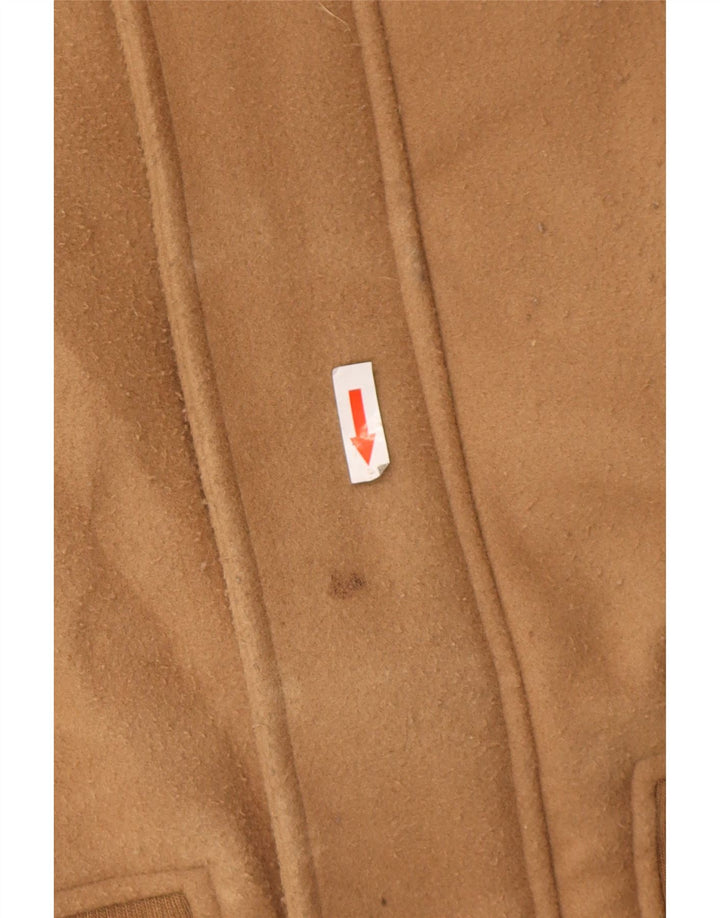 Zara Mens Bomber Jacket UK 38 Medium Brown Polyester