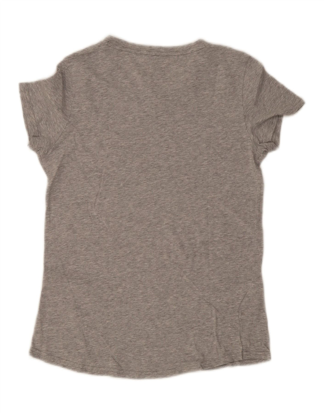 Puma Womens Graphic T-Shirt Top UK 14 Medium Grey Cotton
