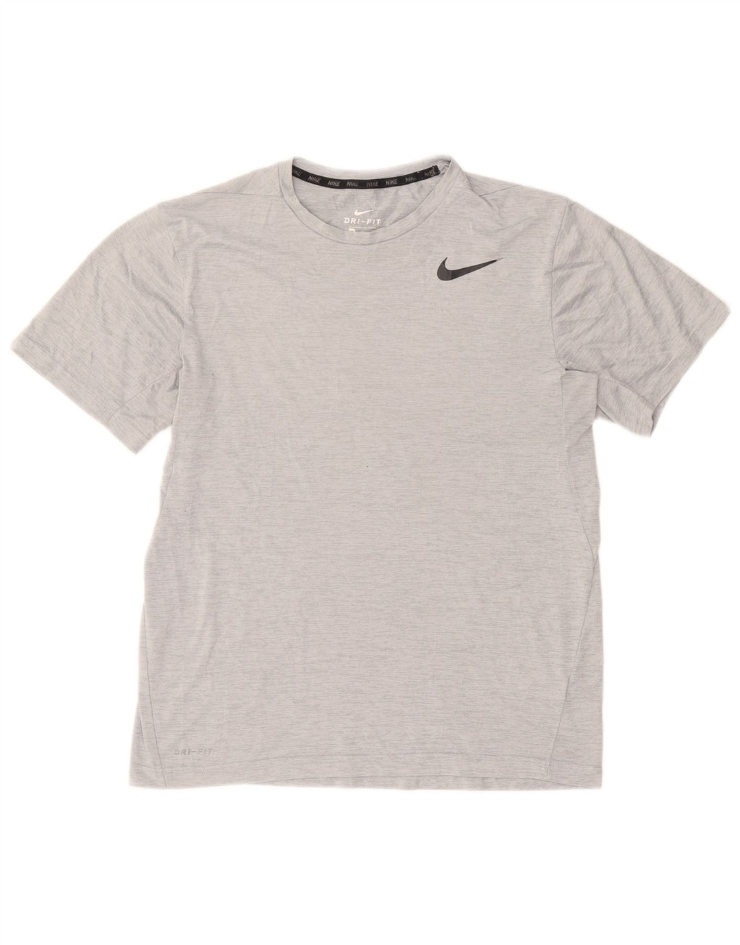 Camiseta Nike Dri Fit para hombre Top poliéster moteado gris medio
