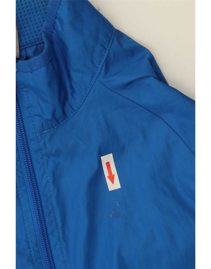 Nike Mens Tracksuit Top Jacket UK 36/38 Small Blue Polyester