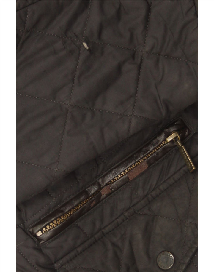 Barbour Mens Quilted Jacket UK 36 Small Black