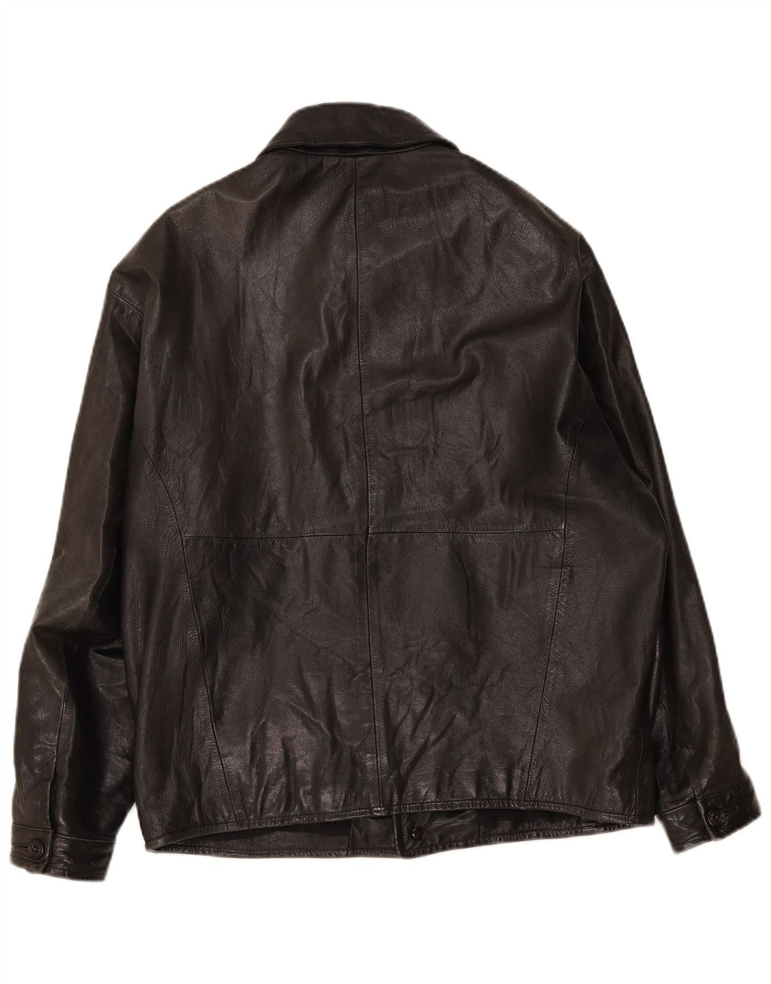 Vintage Mens Leather Jacket UK 40 Large Black