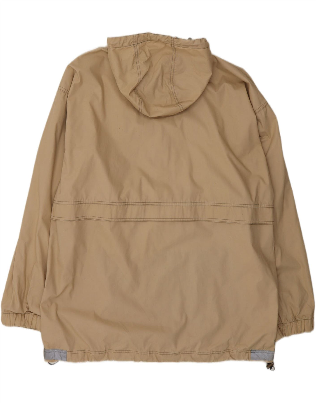 Jack Wolfskin Mens Hooded Anorak Jacket UK 44 2XL Beige Polyester