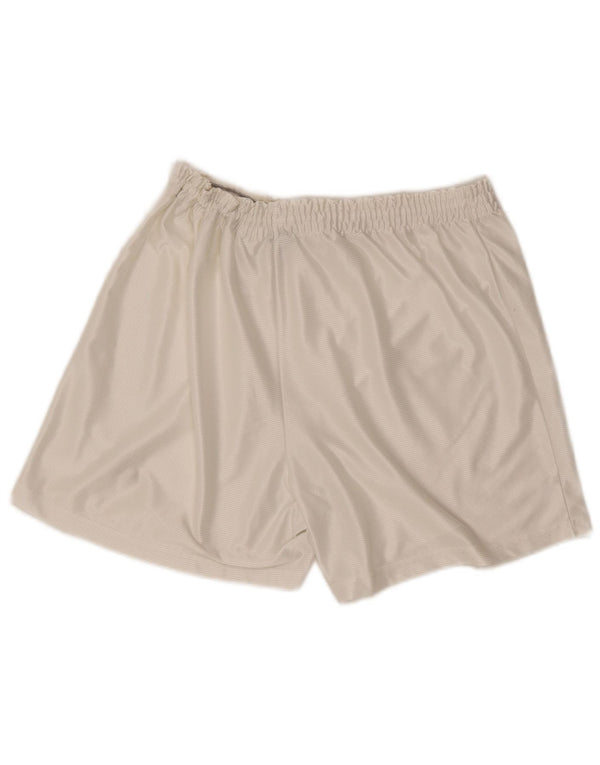 Pantaloncini sportivi da uomo Nike UK 42/44 Large Poliestere bianco