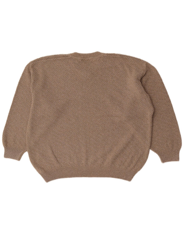 MAYSER Pull col V Homme IT 54 XL Gris Coton