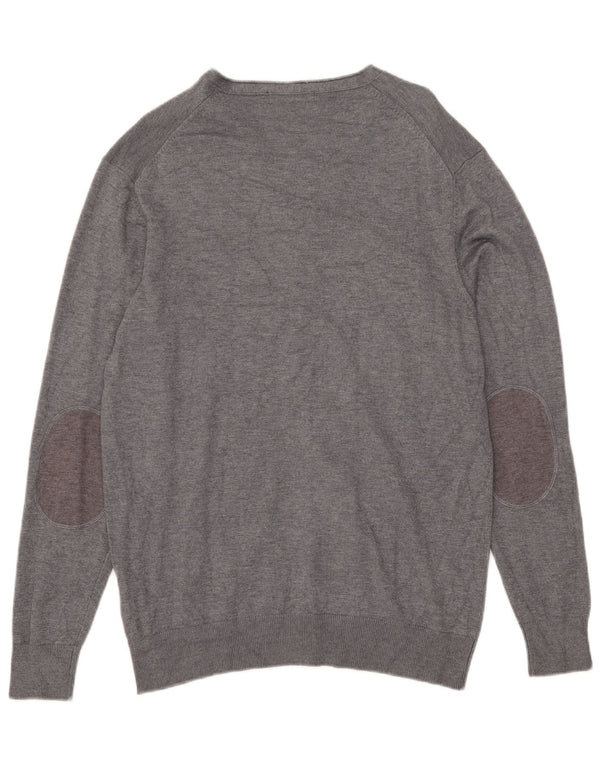 Pierre Cardin Herre Cardigan Sweater Stor Grå Viscose