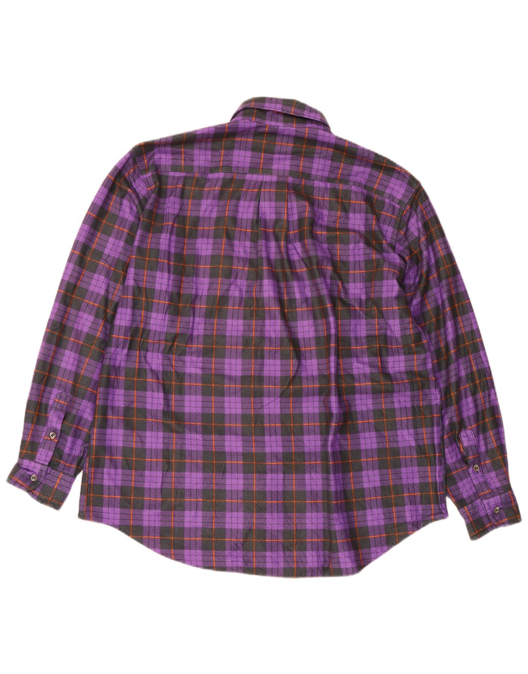 Aesse Mens Shirt Large Purple Check