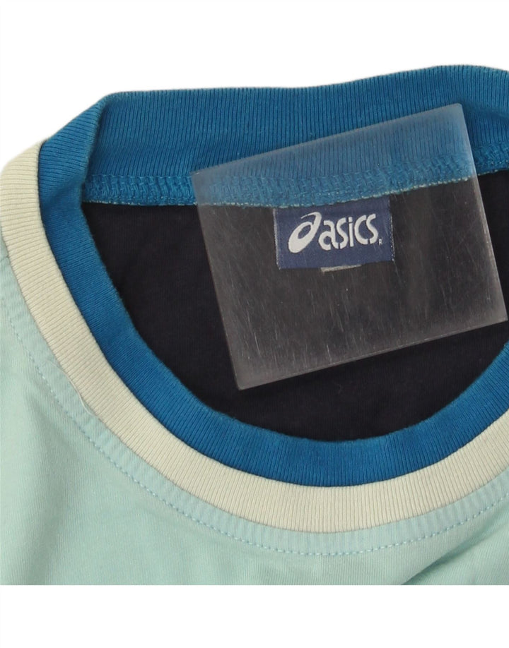 Ανδρικό γραφικό μπλουζάκι Asics Top Medium Turquoise
