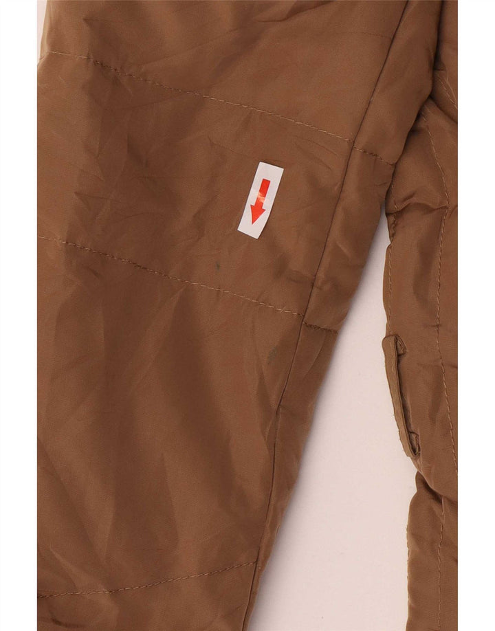 Zara Γυναικείο μπουφάν με κουκούλα UK 14 Medium Beige Polyester