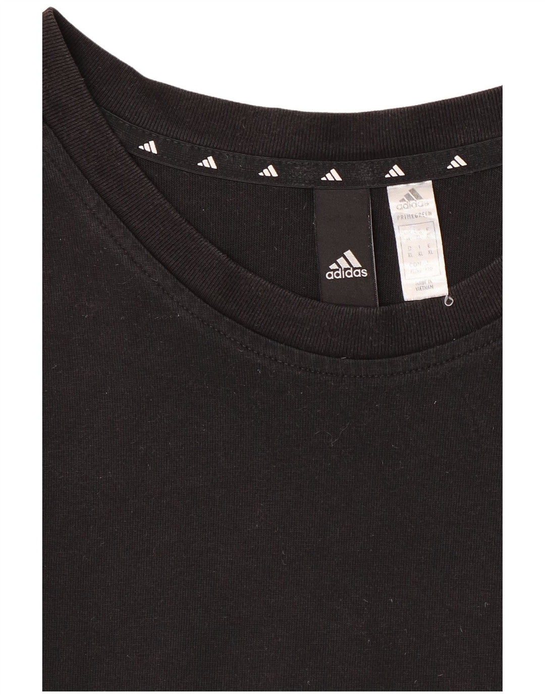 ADIDAS Mens T-Shirt Top XL Black Cotton
