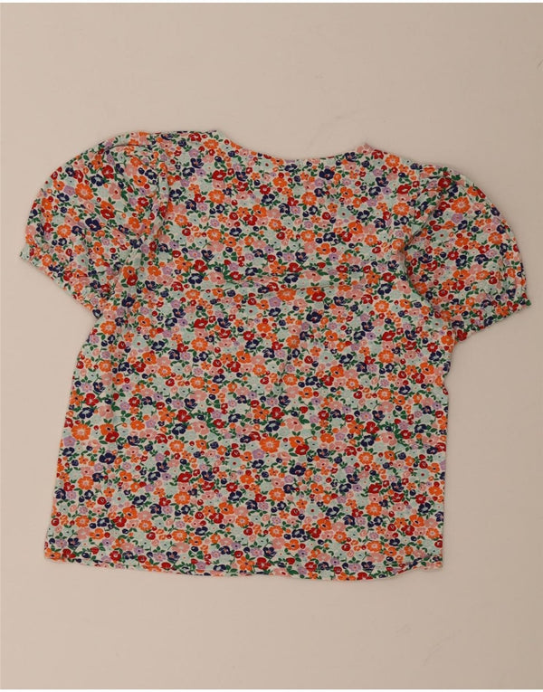 ZARA Camiseta Niña Top 11-12 Años Multicolor Floral