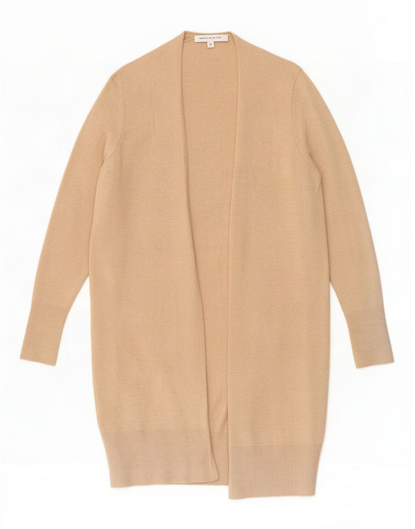 Maglione cardigan aperto oversize lungo da donna Zara UK 10 piccolo Beige