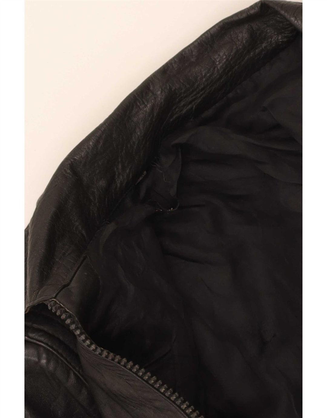 Vintage Γυναικείο Δερμάτινο Μπουφάν UK 8 Small Black
