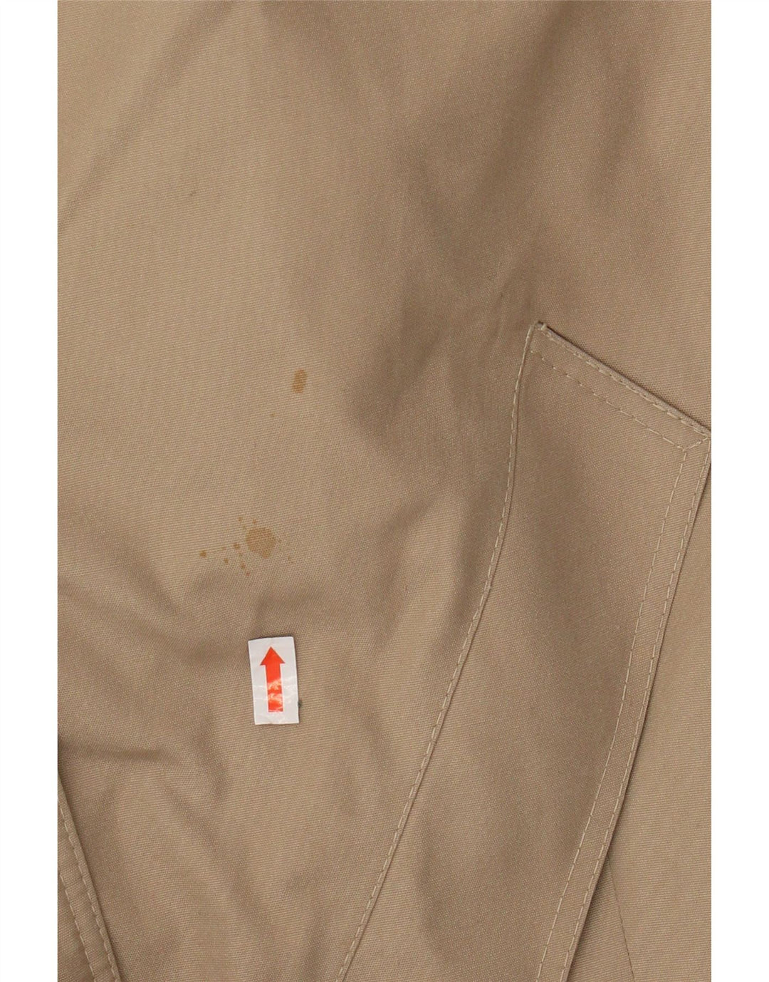 Vintage Womens Trench Coat UK 12 Medium Beige Synthetic