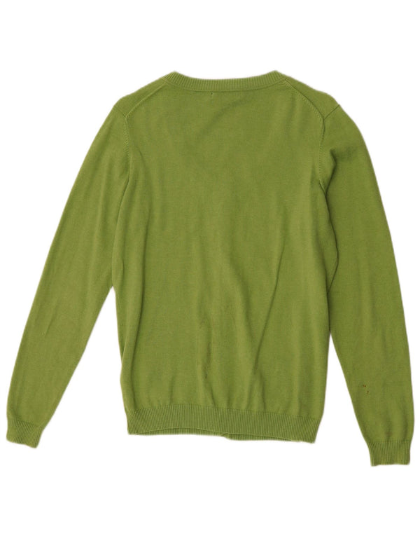 Maglione cardigan da donna Boden UK 14 Cotone verde medio