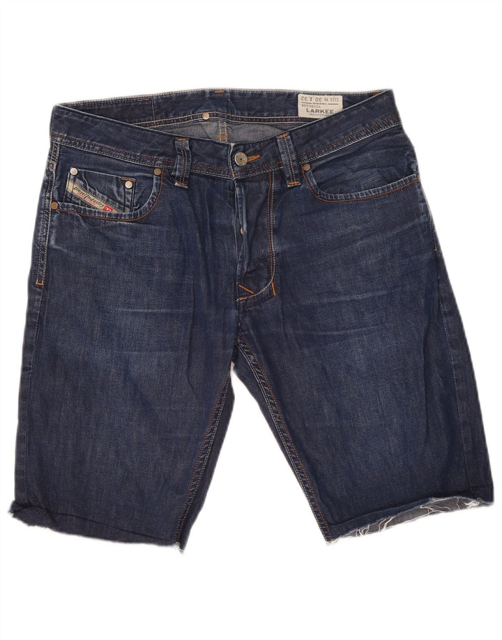 Męskie spodenki jeansowe Diesel Larkee Straight Regular W30 Średni granat