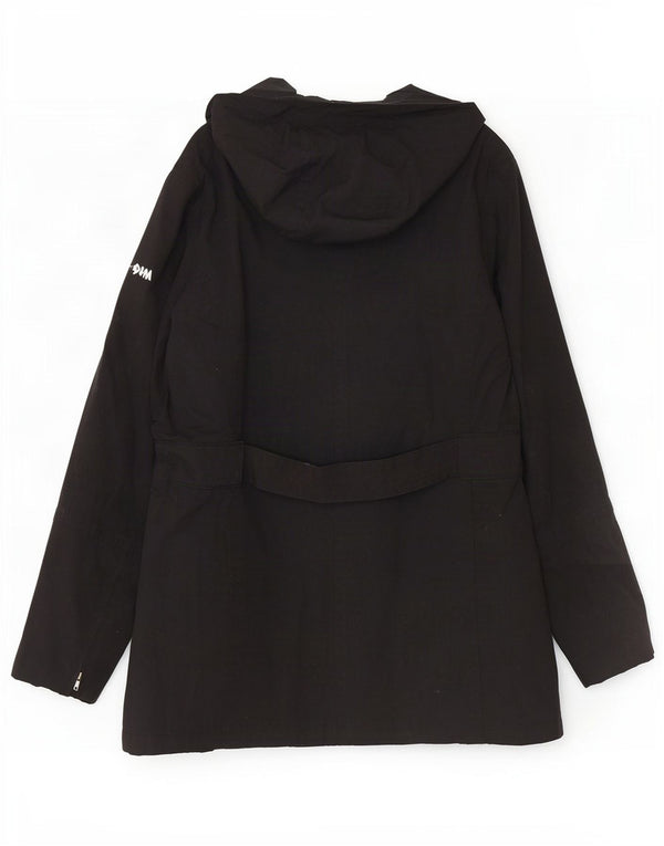 Parka con capucha Slam para mujer UK 40 XL Nylon negro
