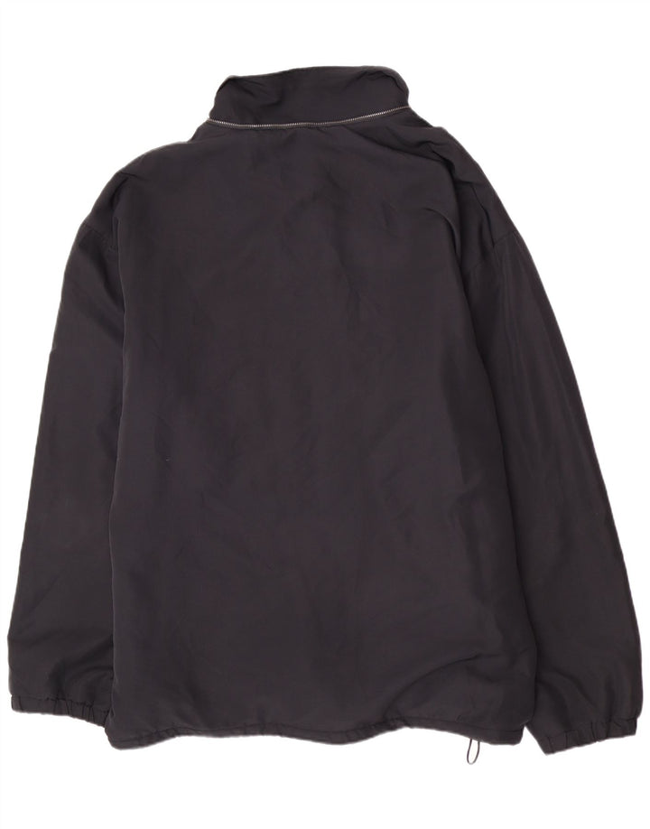 Jaqueta reversível masculina Kappa UK 42 XL poliéster preto