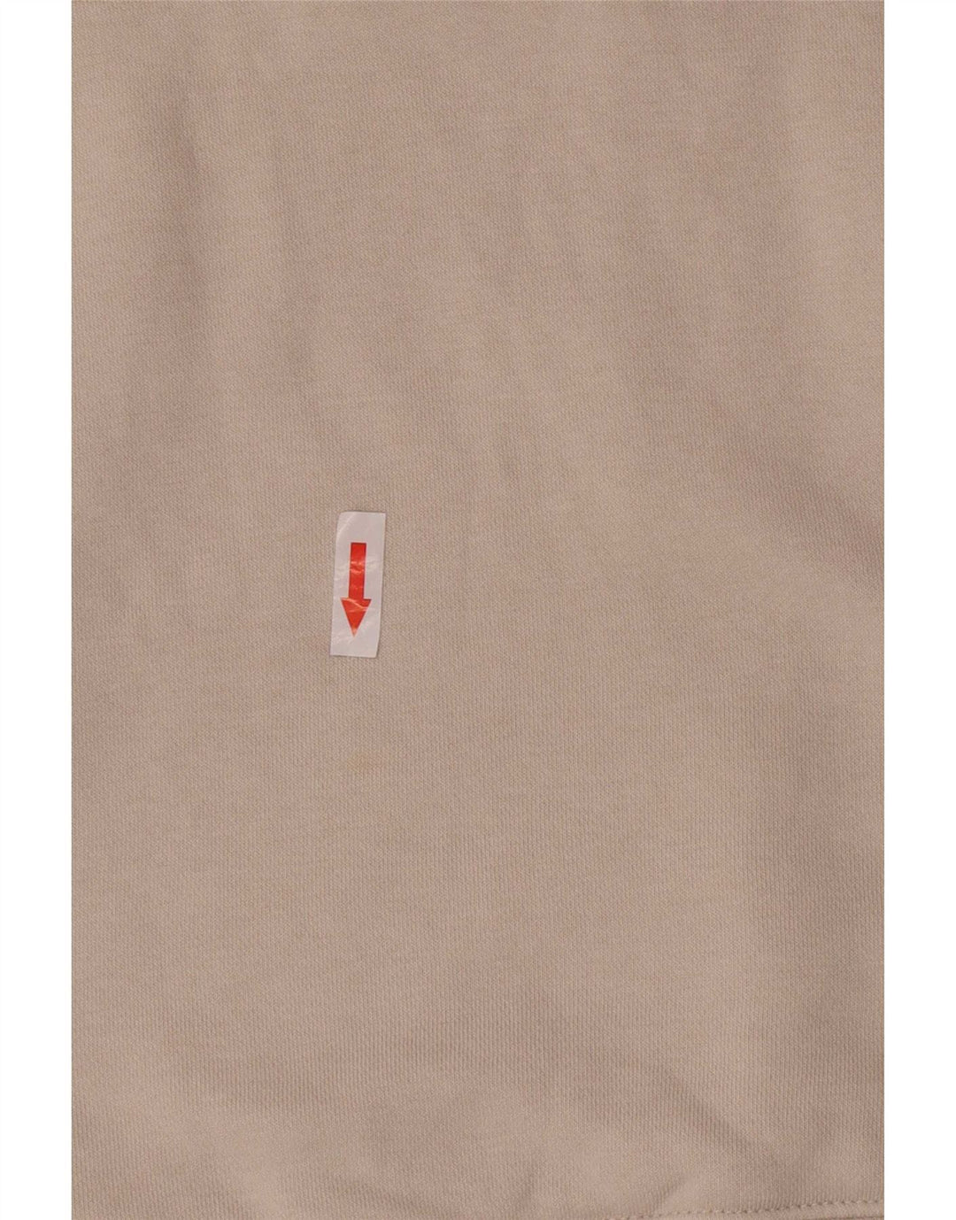 Nike Mens Zip Neck Sweatshirt Jumper Medium Off White Cotton