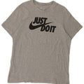 NIKE Mens Graphic T-Shirt Top XL Grey