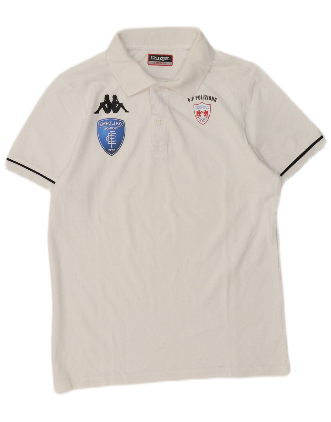 Polo grafica da uomo Kappa Small bianca