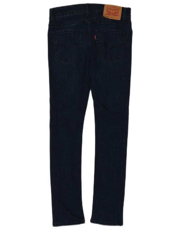 Levi's Boys 519 Obcisłe dżinsy 13-14 lat W27 L27 Niebieska bawełna