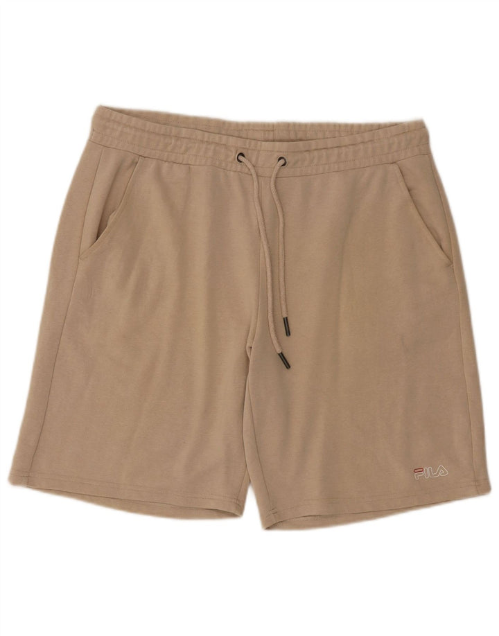 Fila Mens Sport Shorts XL  Beige Cotton