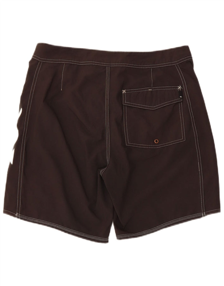 Quiksilver Mens Graphic Swimming Shorts Medium Black Polyester