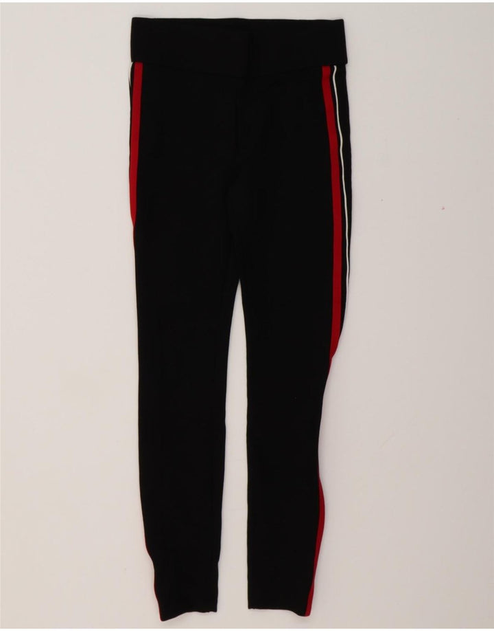 ZARA Womens Leggings UK 8 Small  Black