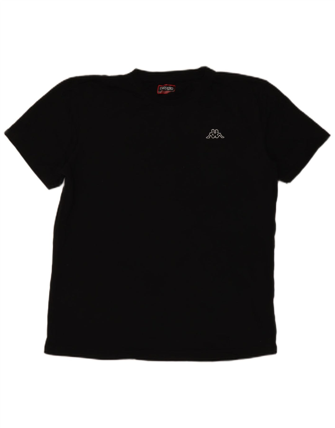 Kappa Dame T-Shirt Top 2XL Sort Bomuld