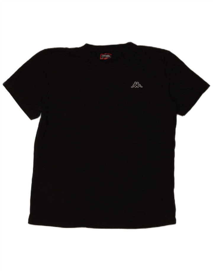 Kappa Dame T-Shirt Top 2XL Sort Bomuld