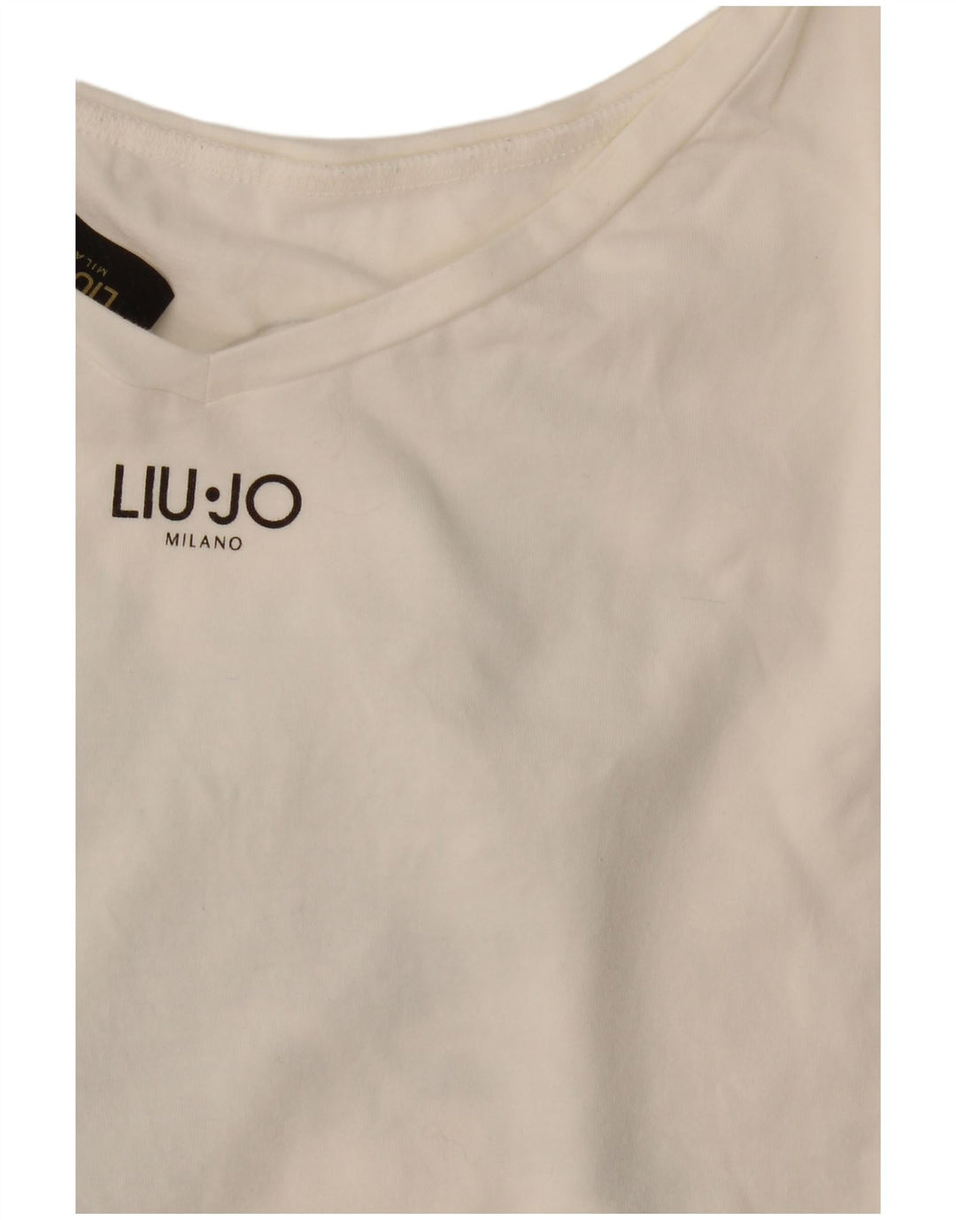 Liu Jo Womens Graphic T-Shirt Top UK 14 Medium White