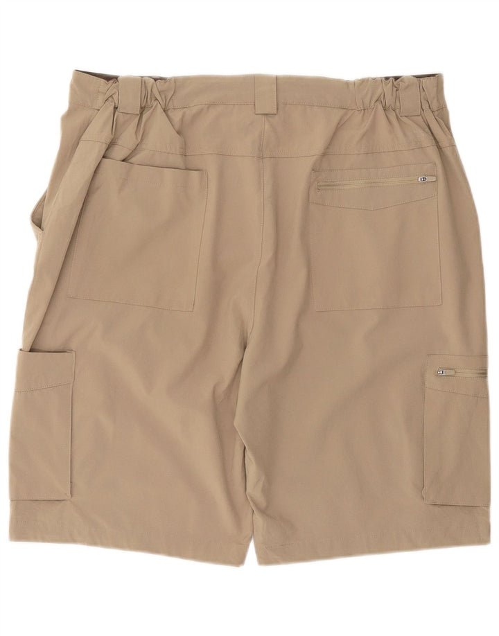 Mountain Warehouse Mens Cargo Shorts W38 XL Beige Polyester