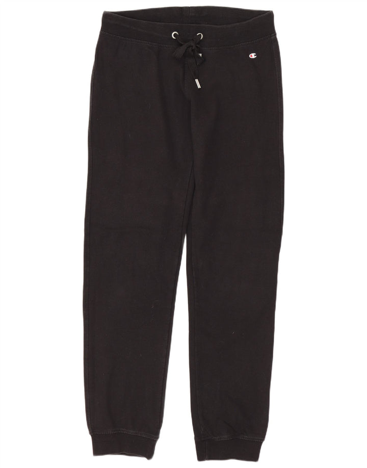 Champion Womens Tracksuit Trousers Joggers UK 12 Medium Black
