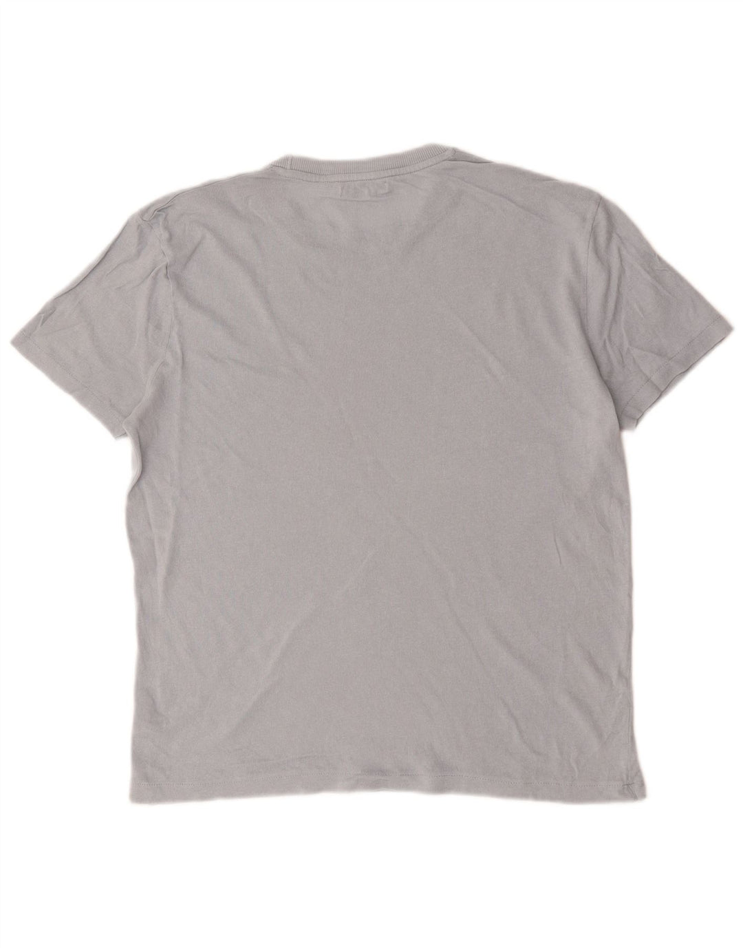 Zara Mens T-Shirt Top Medium Grey Cotton