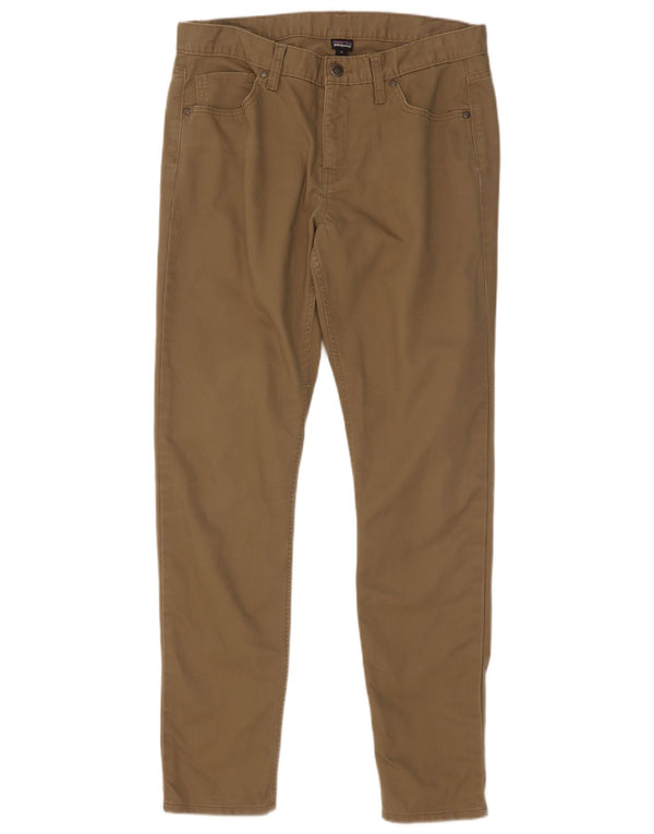 Patagonia Damen Slim Freizeithose US 12 Large W34 L32 Beige