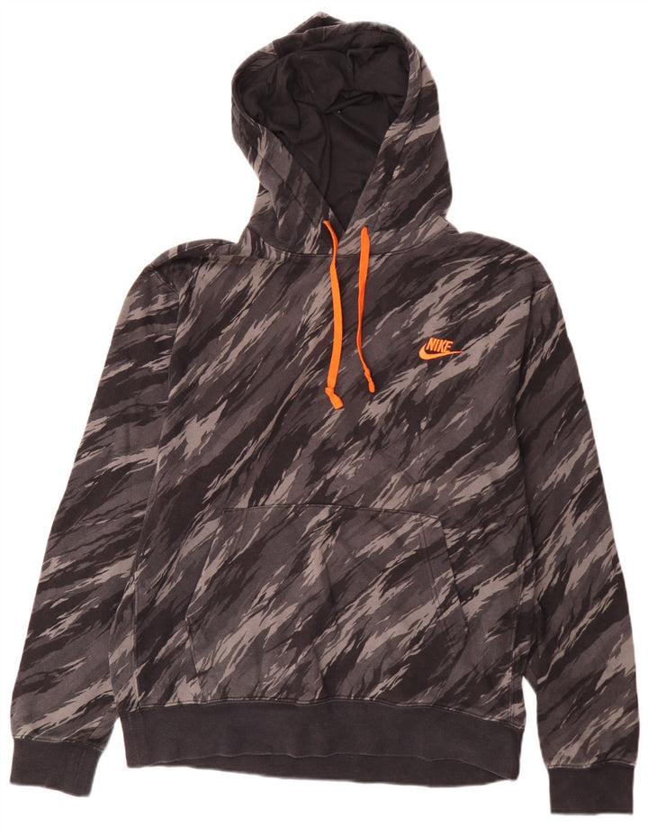 Nike Herre hættetrøje Jumper Medium Grey Camouflage Bomuld