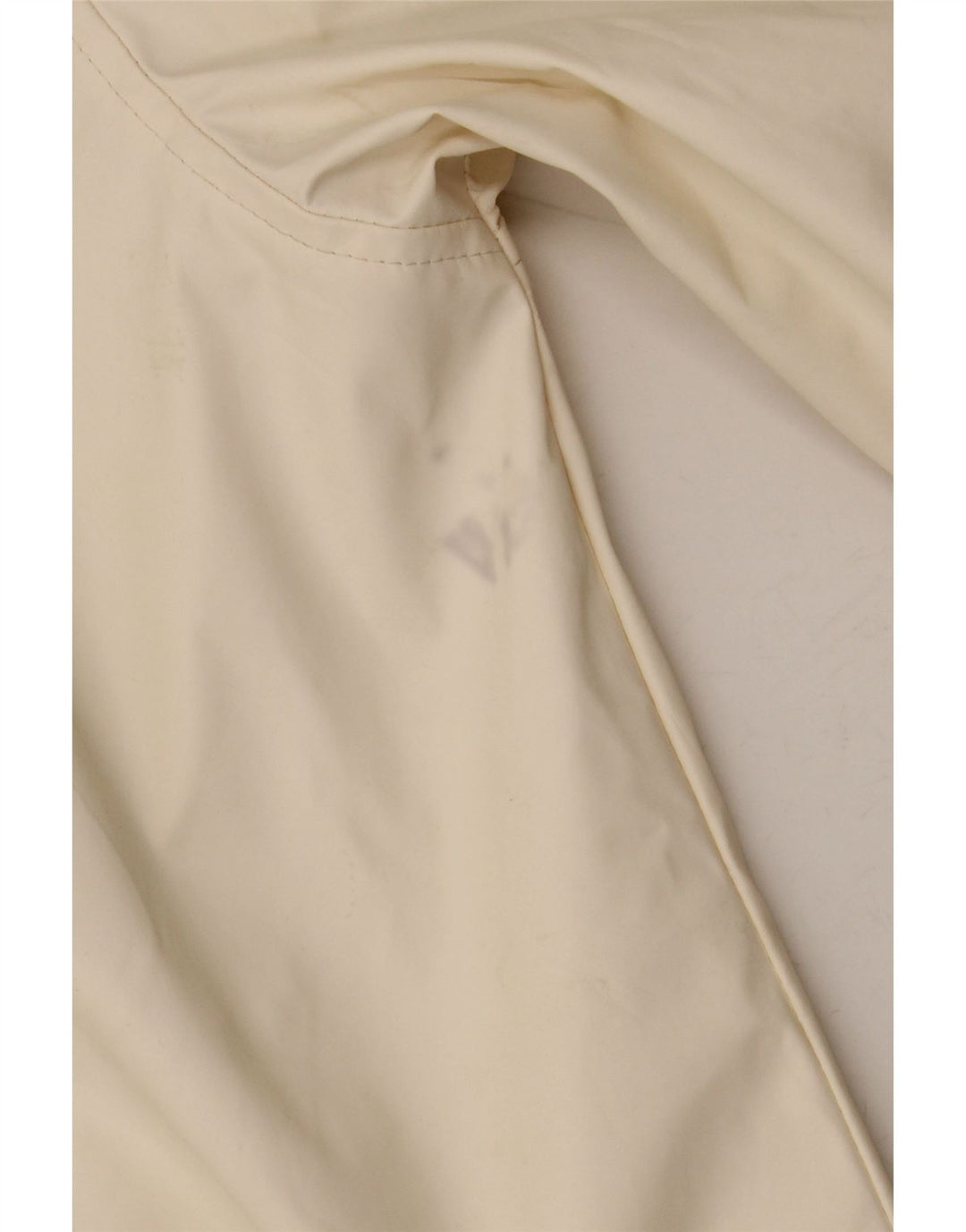 Topshop Damen Übergroße Regenjacke mit Kapuze, UK 10, Größe S, gebrochenes Weiß