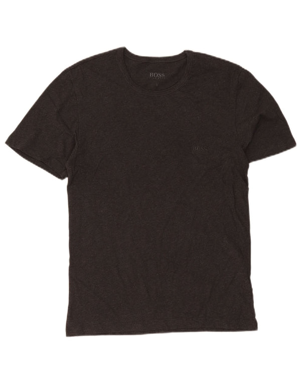 Hugo Boss Mens T-Shirt Top Small Grey Cotton