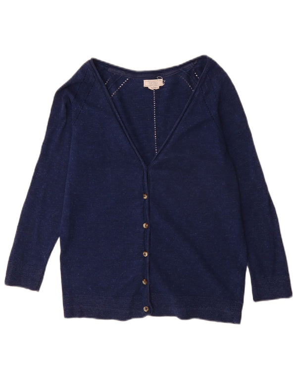 Fat Face Womens Cardigan Sweater UK 8 Small Blue