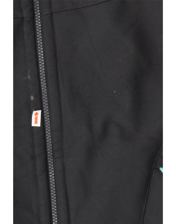 JACK WOLFSKIN Womens Windbreaker Jacket UK 16 Large Navy Blue Polyester