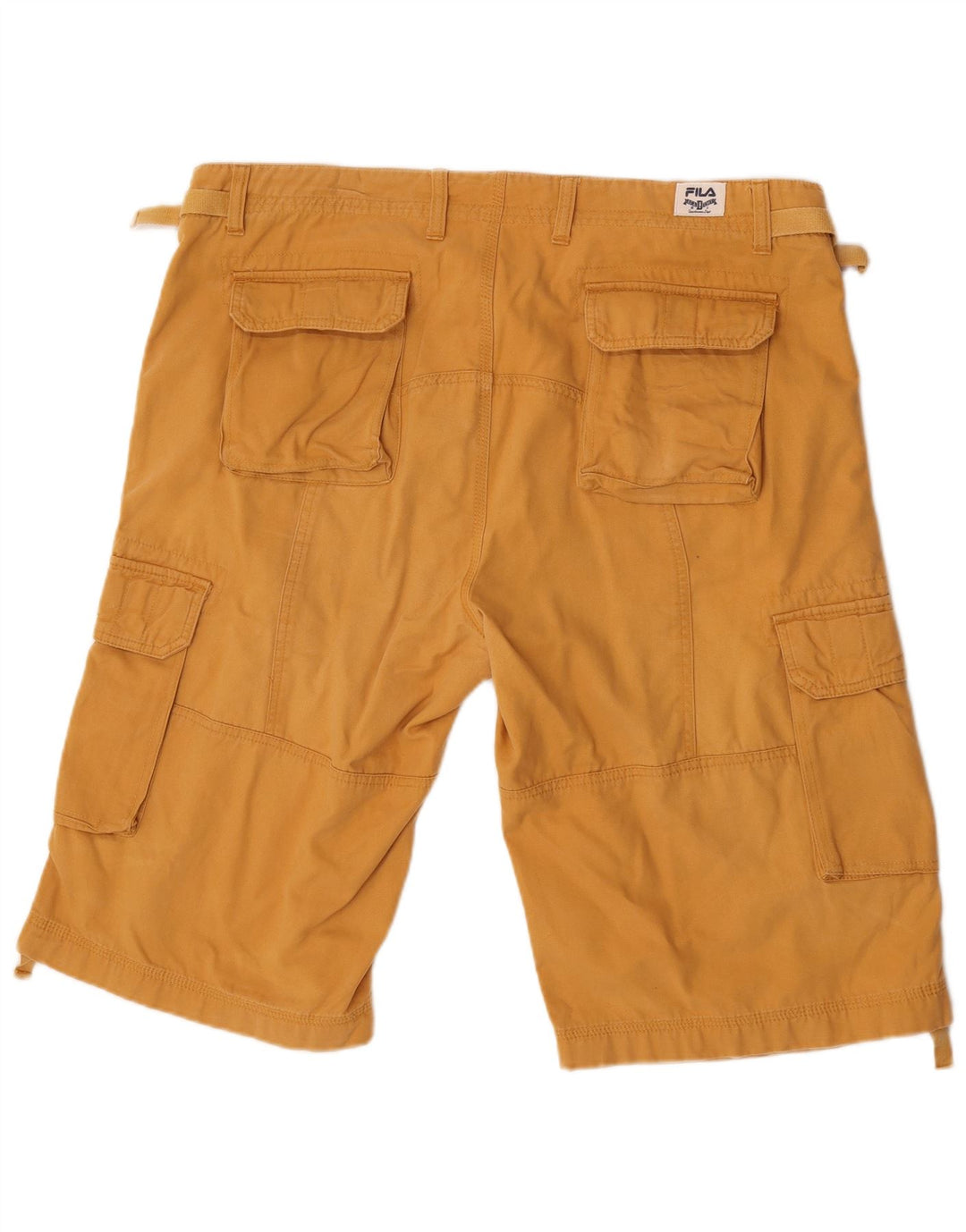 Fila Herre Cargo Shorts W40 XL Gul Bomuld