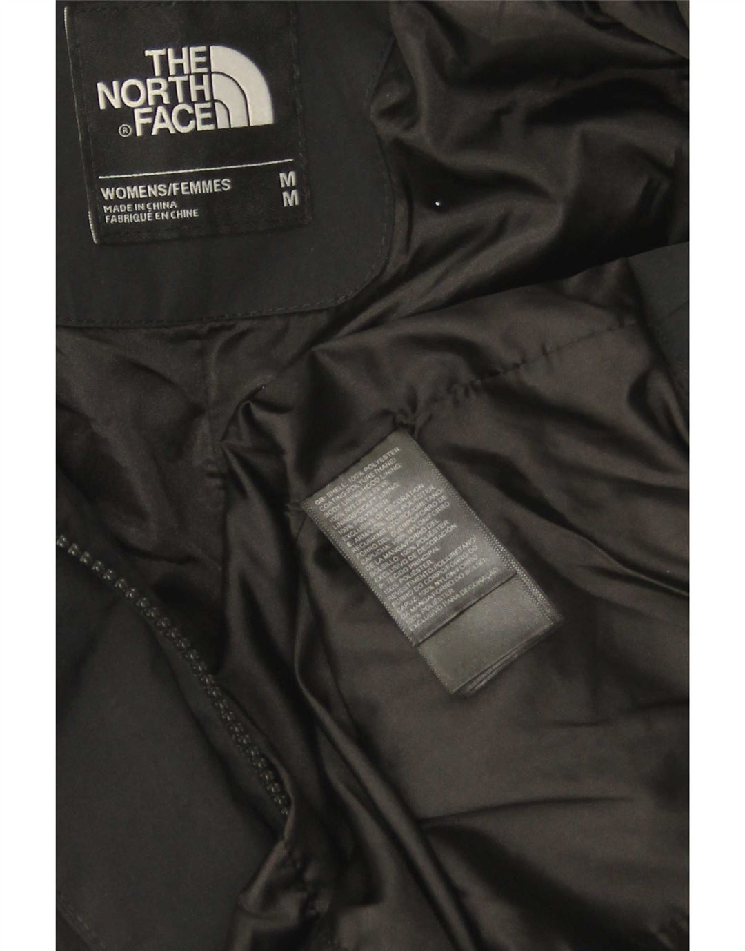 The North Face Parka con capucha para mujer UK 40 Mediana Poliéster negro