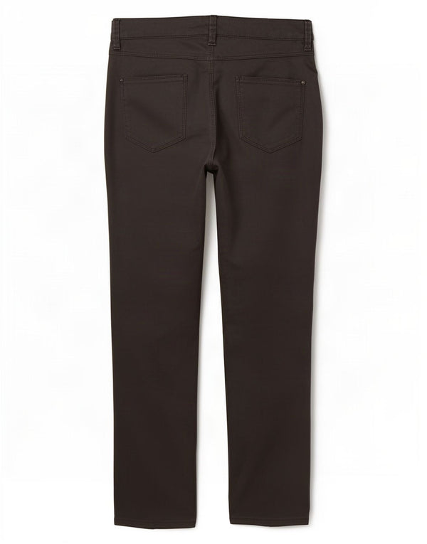 Marks & Spencer Dame Slim Jeans UK 14 Large W32 L27 Brun Bomuld