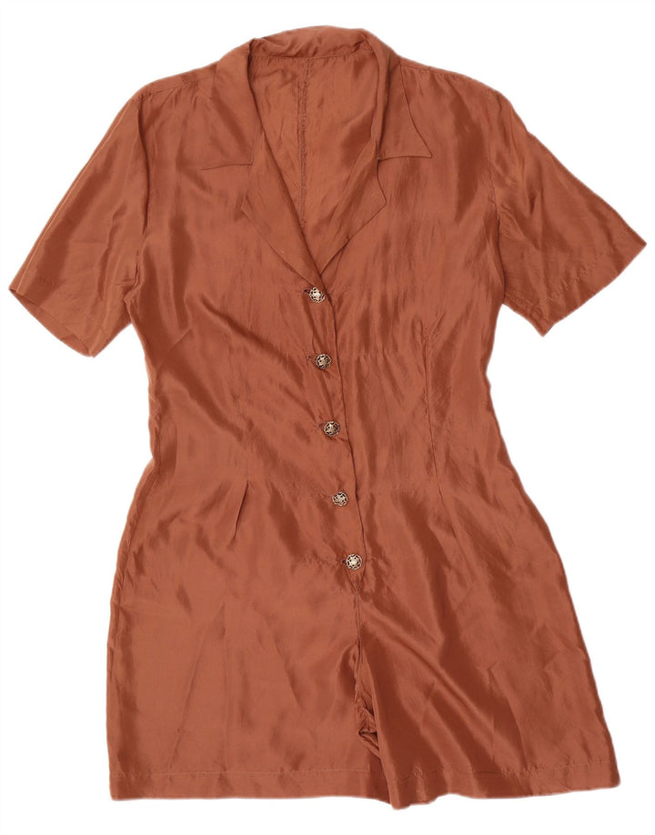 Vintage Γυναικείο Playsuit UK 14 Medium Brown